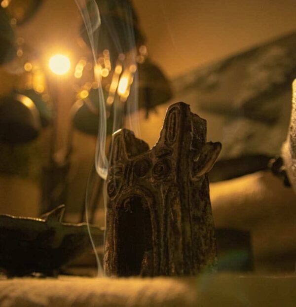 porte encens chamanique